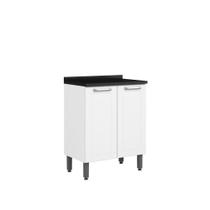 Gabinete Cozinha Aço Com Tampo Para Cozinha Compacta 2 Portas -70 Cm -Bertolini Gabinete Cozinha Aço Com Tampo Para Cozinha Compacta 2 Portas -70 Cm -Bertolini