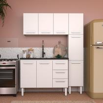 Gabinete Cozinha Balcão 100 Aço Para Pia Tampo 120cm 03 Gavetas 02 Portas Multiuso Modular Branco Gabinete Cozinha Balcão 100 Aço Para Pia Tampo 120cm 03 Gavetas 02 Portas Multiuso Modular Branco