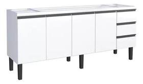 Gabinete Cozinha Para Pia 2,00 metros Aço - Netuno Cozimax Gabinete Cozinha Para Pia 2,00 metros Aço - Netuno Cozimax