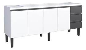 Gabinete Cozinha Para Pia 2,00 metros Aço - Netuno Cozimax Gabinete Cozinha Para Pia 2,00 metros Aço - Netuno Cozimax