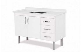 Gabinete Cozinha Toquio 116cm Branco - Rorato