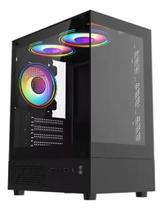 Gabinete crypton quasar 3x fan rainbow