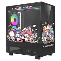 Gabinete darkFlash DB330M Kuromi Micro-ATX Preto com 5 Ventoinhas ARGB Gabinete darkFlash DB330M Kuromi Micro-ATX Preto com 5 Ventoinhas ARGB