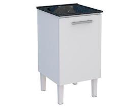 Gabinete De Aço Para Lavanderia 47cmTanque Preto Cozimax Cor:Branco Gabinete De Aço Para Lavanderia 47cmTanque Preto Cozimax Cor:Branco