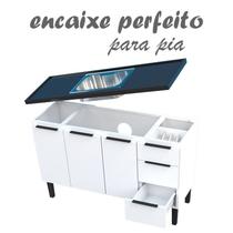 Gabinete de Aço Para Pia 120cm 2 Portas 3 Gavetas Jupter Cozimax Preto Gabinete de Aço Para Pia 120cm 2 Portas 3 Gavetas Jupter Cozimax Preto
