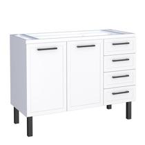 Gabinete de Aço Para Pia 120cm Juno/Apolo 4 Gavetas Cozimax Branco Gabinete de Aço Para Pia 120cm Juno/Apolo 4 Gavetas Cozimax Branco