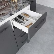 Gabinete de Aço Para Pia 200cm 4 Portas Juno/Apolo 4 Gavetas Cozimax Preto Gabinete de Aço Para Pia 200cm 4 Portas Juno/Apolo 4 Gavetas Cozimax Preto