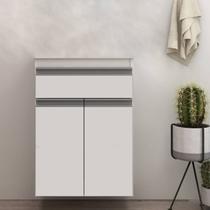 Gabinete de Banheiro 50cm sem Cuba/Lavatório Ref 501 Branco Gabinete de Banheiro 50cm sem Cuba/Lavatório Ref 501 Branco