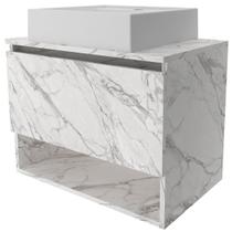 Gabinete de Banheiro 60 cm 1 Porta com Cuba Valente