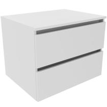 Gabinete De Banheiro 60 Cm Com 2 Gavetas Joana Branco Gabinete De Banheiro 60 Cm Com 2 Gavetas Joana Branco