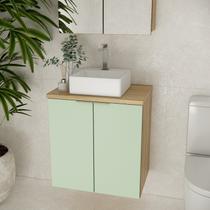 Gabinete de Banheiro 60cm Gab4008 Nature Gabinete de Banheiro 60cm Gab4008 Nature