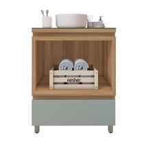 Gabinete de Banheiro 70cm com Caixa Organizadora Rainha 70cm MDF Nesher Gabinete de Banheiro 70cm com Caixa Organizadora Rainha 70cm MDF Nesher