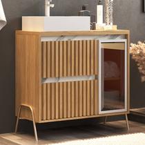 Gabinete de Banheiro 80cm com Cuba Ref 821 Branco/Itapuã/Thassus Gabinete de Banheiro 80cm com Cuba Ref 821 Branco/Itapuã/Thassus