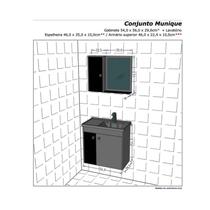 Gabinete de banheiro munique