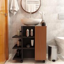 Gabinete De Banheiro Para Pia De Coluna Classic - JM3 Móveis Gabinete De Banheiro Para Pia De Coluna Classic - JM3 Móveis