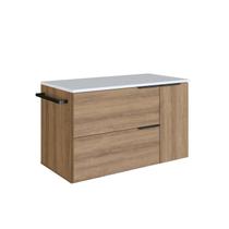 Gabinete de Banheiro Suspenso 80cm com 1 Toalheiro 2 Portas e 1 Gaveta Bh8020