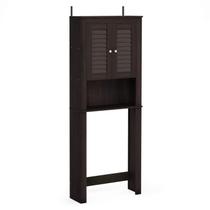 Gabinete de Baño Furinno Indo con Puerta de Listones en Espresso