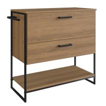 Gabinete de Chão para Banheiro PlacaEPonto P1028 Mel MDP 15mm com Tampo