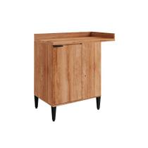 Gabinete de Cozinha Modulado Balcão Alpha 2508 Canto Reto c/ 1 Porta c/ Tampo 94cm Freijo - Carraro Gabinete de Cozinha Modulado Balcão Alpha 2508 Canto Reto c/ 1 Porta c/ Tampo 94cm Freijo - Carraro