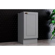 Gabinete de Cozinha Modulado Balcão Americana 1 Porta s/ Tampo 40cm Cinza - Henn