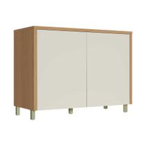 Gabinete de Cozinha Modulado Balcão c/ Tampo Condessa c/ 2 Portas 120cm Carvalho/Cinza - Nesher Gabinete de Cozinha Modulado Balcão c/ Tampo Condessa c/ 2 Portas 120cm Carvalho/Cinza - Nesher