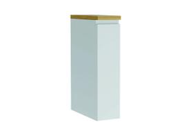 Gabinete de Cozinha Modulado Balcão c/ Tampo Rainha Porta Tempero c/ 1 Porta 20cm Branca/Nature - Nesher Gabinete de Cozinha Modulado Balcão c/ Tampo Rainha Porta Tempero c/ 1 Porta 20cm Branca/Nature - Nesher
