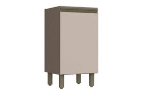 Gabinete de Cozinha Modulado Balcão Connect c/ 1 Porta s/ Tampo 40cm Off White - Henn Gabinete de Cozinha Modulado Balcão Connect c/ 1 Porta s/ Tampo 40cm Off White - Henn