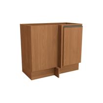 Gabinete de Cozinha Modulado Balcão Maxxi G748 Canto Reto c/ 1 Porta s/ Tampo 98cm Canela - Kappesberg