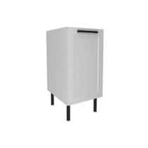 Gabinete de Cozinha Modulado CZ-3303 s/ Tampo c/ 1 Porta 40cm Branco - Tecno Mobili