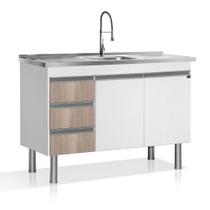 Gabinete de Cozinha Salvador para Pia de 1,14 m Gabinete de Cozinha Salvador para Pia de 1,14 m