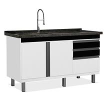 Gabinete de Cozinha Vitória para Pia de 1,44 m