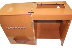 Gabinete De Máquina De Costura Tipo Singer Cedro - Megamak Gabinete De Máquina De Costura Tipo Singer Cedro - Megamak