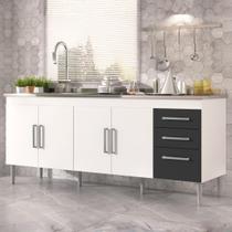 Gabinete De Pia Gemeos 2,00m com Pés