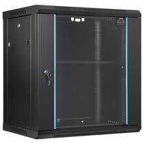 Gabinete de rede para montagem em parede VEVOR 12U 15,5" de profundidade com fechadura Gabinete de rede para montagem em parede VEVOR 12U 15,5" de profundidade com fechadura