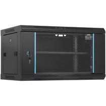 Gabinete de servidor de rede para montagem em parede VEVOR 6U 15,5" de profundidade Gabinete de servidor de rede para montagem em parede VEVOR 6U 15,5" de profundidade