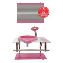 Gabinete de Vidro 60cm para Banheiro Lituânia