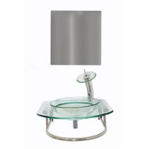 Gabinete de Vidro 60cm para banheiro Montenegro