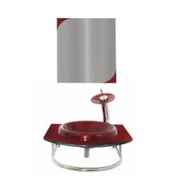 Gabinete de Vidro 60cm para banheiro Suécia