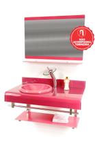 Gabinete de Vidro 90cm para banheiro Alemanha