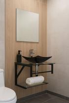 Gabinete de Vidro Luxuoso Para o Seu Banheiro Com Cores variáveis Cubas e Gabinete Gabinete de Vidro Luxuoso Para o Seu Banheiro Com Cores variáveis Cubas e Gabinete