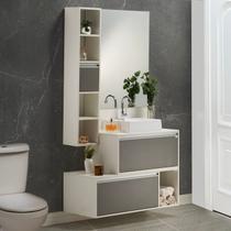 Gabinete e Espelheira 100cm Plena Conceito Elite Branco/Verde Gabinete e Espelheira 100cm Plena Conceito Elite Branco/Verde