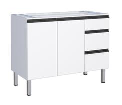 Gabinete em aço gaia flat c/ portas portas condimento -moderno- tam.120,150,180,200 mt - cozimax Gabinete em aço gaia flat c/ portas portas condimento -moderno- tam.120,150,180,200 mt - cozimax