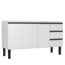 Gabinete em Aço Netuno Branco para Pias de 1,50 Metro com 3 Portas e 3 Gavetas - P101167 - COZIMAX Gabinete em Aço Netuno Branco para Pias de 1,50 Metro com 3 Portas e 3 Gavetas - P101167 - COZIMAX