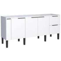 Gabinete em Madeira Cisne Branco para Pia de 2,00 Metros com 4 Portas e 2 Gavetas - P100392 - COZIMAX
