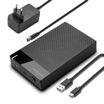 Gabinete Externo HDD/SSD 2,5" e 3,5" SATA para USB 3.1 Tipo C
