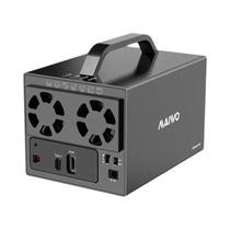 Gabinete Externo RAID De 4 Baias Tipo-C Para SATA HDD SSD Com Porta HDMI E Suporte a 7 Modos
