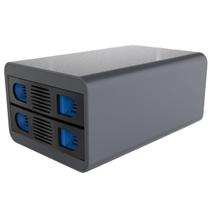 Gabinete Externo USB 3.0 IO CREST SY-ENC50124 - 2 Compartimentos