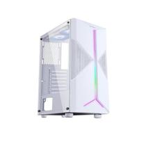 Gabinete Fortrek Gamer Atx Holt Mid Tower Rgb Branco Gabinete Fortrek Gamer Atx Holt Mid Tower Rgb Branco