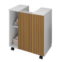 Gabinete Gabinete para Banheiro Pequin Brando/Ripado - Bechara