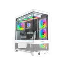 Gabinete Galax Centaurus White Atx Frontal Vidro Sem Fan